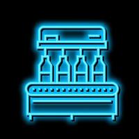 spill olive oil neon glow icon illustration vector