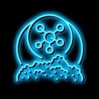 basic inorganics chemical industry neon glow icon illustration vector
