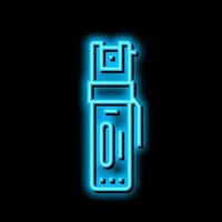 pepper spray neon glow icon illustration vector