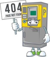 Parking ticket machine icon design vector