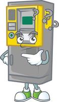 Parking ticket machine icon design vector