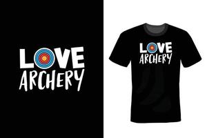 Archery T shirt design, vintage, typography vector