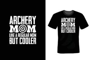 Archery T shirt design, vintage, typography vector