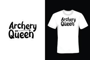 Archery T shirt design, vintage, typography vector