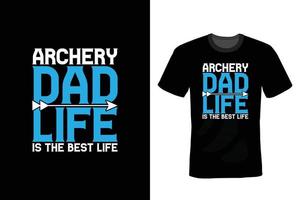 Archery T shirt design, vintage, typography vector