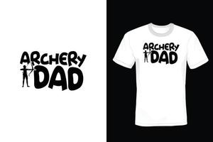 Archery T shirt design, vintage, typography vector