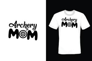 Archery T shirt design, vintage, typography vector