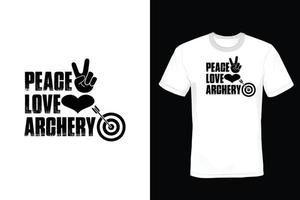 Archery T shirt design, vintage, typography vector