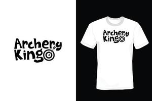 Archery T shirt design, vintage, typography vector