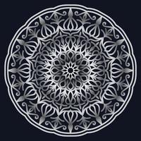 Decorative elements luxury ornament pattern gradient mandala design vector