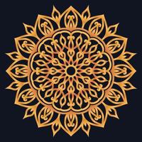 Decorative elements luxury ornament pattern gradient mandala design vector