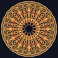 Decorative elements luxury ornament pattern gradient mandala design vector