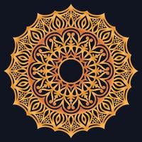 Decorative elements luxury ornament pattern gradient mandala design vector