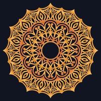 Decorative elements luxury ornament pattern gradient mandala design vector