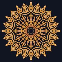 Decorative elements luxury ornament pattern gradient mandala design vector