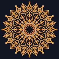 Decorative elements luxury ornament pattern gradient mandala design vector