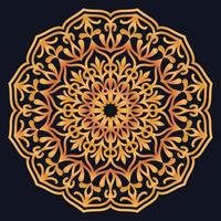 Decorative elements luxury ornament pattern gradient mandala design vector