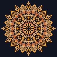 Decorative elements luxury ornament pattern gradient mandala design vector
