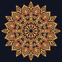 Decorative elements luxury ornament pattern gradient mandala design vector