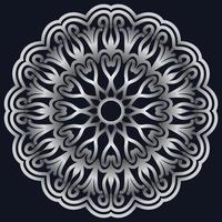 Decorative elements luxury ornament pattern gradient mandala design vector
