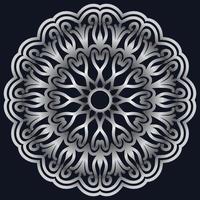 Decorative elements luxury ornament pattern gradient mandala design vector