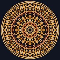 Decorative elements luxury ornament pattern gradient mandala design vector