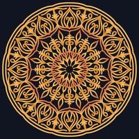 Decorative elements luxury ornament pattern gradient mandala design vector