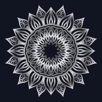 Decorative elements luxury ornament pattern gradient mandala design vector