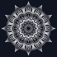 Decorative elements luxury ornament pattern gradient mandala design vector
