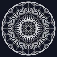 Decorative elements luxury ornament pattern gradient mandala design vector