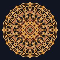Decorative elements luxury ornament pattern gradient mandala design vector