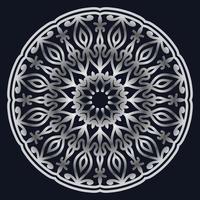 Decorative elements luxury ornament pattern gradient mandala design vector