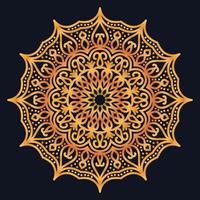 Decorative elements luxury ornament pattern gradient mandala design vector