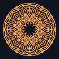 Decorative elements luxury ornament pattern gradient mandala design vector