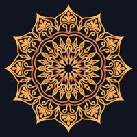 Decorative elements luxury ornament pattern gradient mandala design vector