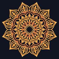 Decorative elements luxury ornament pattern gradient mandala design vector