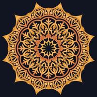 Decorative elements luxury ornament pattern gradient mandala design vector