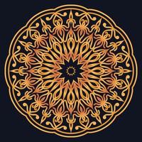 Decorative elements luxury ornament pattern gradient mandala design vector