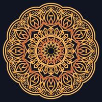 Decorative elements luxury ornament pattern gradient mandala design vector