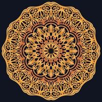 Decorative elements luxury ornament pattern gradient mandala design vector