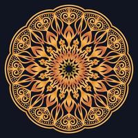 Decorative elements luxury ornament pattern gradient mandala design vector
