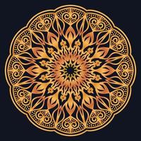 Decorative elements luxury ornament pattern gradient mandala design vector