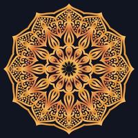 Decorative elements luxury ornament pattern gradient mandala design vector