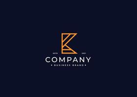 monograma iniciales k sencillo elegante logo diseño. inicial símbolo para corporativo negocio identidad. alfabeto vector elemento