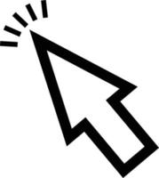 Mouse cursor icon you click. vector. vector