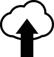 Cloud upload icon. vector. Arrow icon. vector