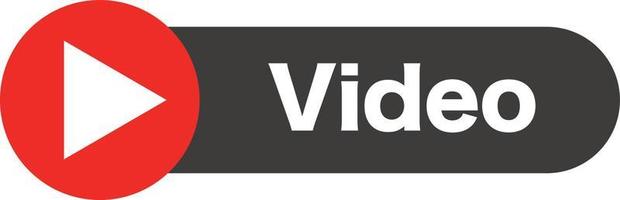 Play button and video logo. vector. vector