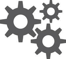 Vector image of multiple gears. Image of the business model and structure.