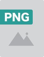 Png file icon. vector