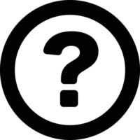 Simple Question Mark Icon. Vectors about questions and mystery.